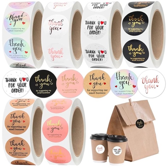 Other - 500 Count - Thank You Stickers